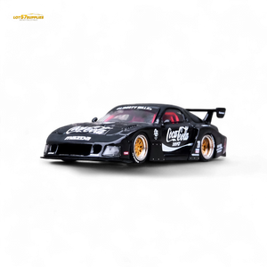 Inno64 Mazda RX-7 LBWK in Black 1:64 IN64-LBWK-RX7-01