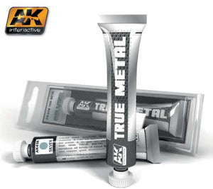 Black Forest® Hobby Supply Co AK Interactive 458 True Metal: Silver Wax Paint 20ml Tube — Glues, Paints, Tools > AK