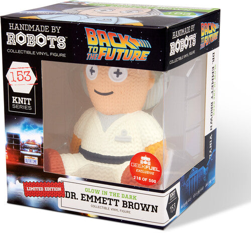 Back to the Future Dr. Emmett Brown Collectible Vinyl Figure (Limited Edition Glow in the Dark / Geek Fuel Numbered Exclusive) - #153