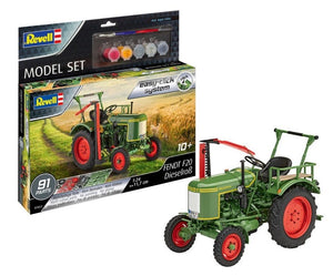 Black Forest® Hobby Supply Co Revell 67822 1/24 Fendt F20 Diesel Tractor (Snap) w/paint — Car & Truck Model Kits > Revell
