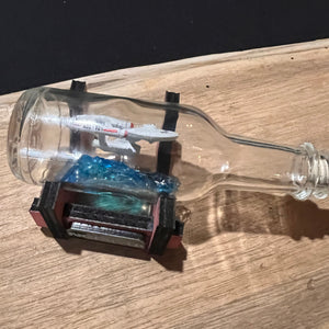 CCHobbyFun Star Trek USS Enterprise NCC-1701 in a Shot Bottle