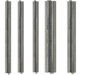 Bachmann 44584 Ho Scale E-Z Train Track Silver/Gray 36" Straight Track 5 Pcs