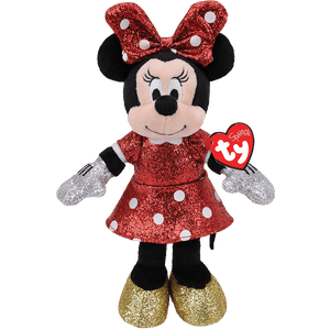 Little Shop of Magic Ty Disney: Red Sparkle Minnie Mouse (Medium) — Toys and Collectible