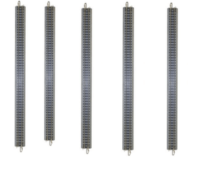 Bachmann 44882 N Scale E-Z Train Track Silver/Gray 10" Straight Track 50pcs