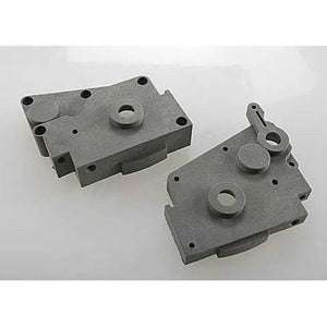 Traxxas TRA4491A Gearbox Halves Gray Left & Right: Nitro Rustler