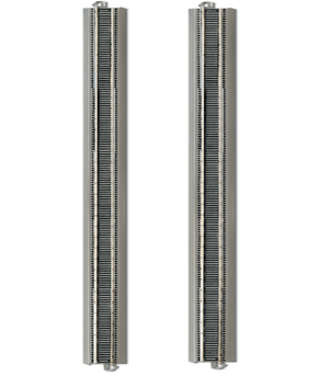 Bachmann 44584 Ho Scale E-Z Train Track Silver/Gray 36" Straight Track 2 Pcs