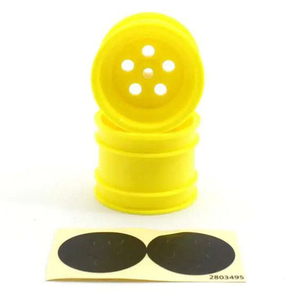 Kyosho SCH008Y Rear Wheel Yellow (2Pcs) for Tomahawk