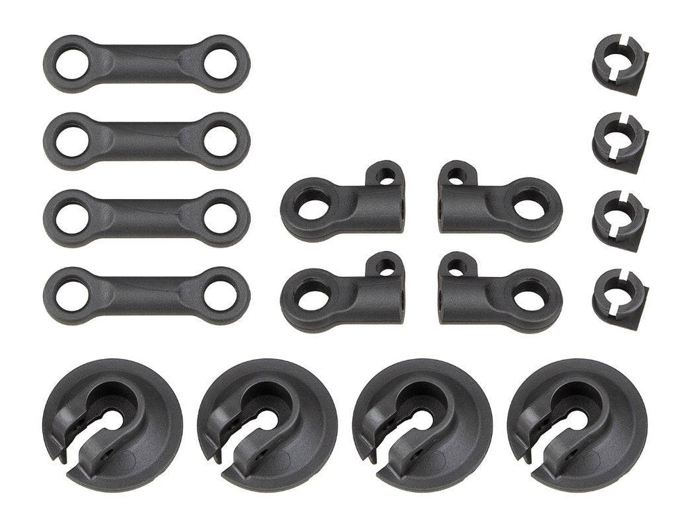 Associated 81512 RC8B4 Spring Cups and Shock Rod Ends