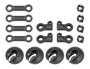 Associated 81512 RC8B4 Spring Cups and Shock Rod Ends