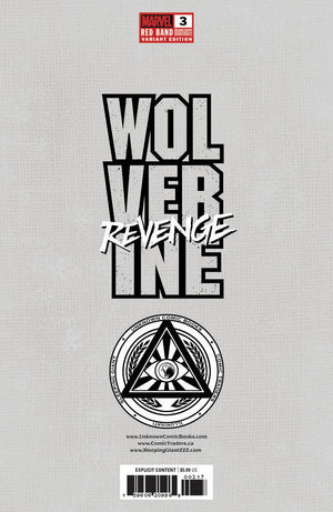 [Signed by Kaare Andrews] WOLVERINE REVENGE #3 RED BAND UNKNOWN COMICS KAARE ANDREWS CONNECTING COVER EXCLUSIVE VAR [POLYBAGGED] EXPLICIT CONTENT [IN STOCK]