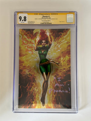 [Signed by Catherine Disher][FOIL] Phoneix #1 CGC 9.8 Yellow Label Szerdy Exclusive Virgin Var
