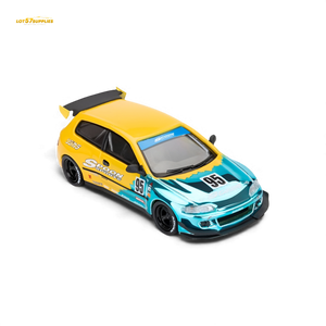 (Pre-Order) ET Model Honda Civic EG6 Rocket Bunny Spoon Blue 1:64