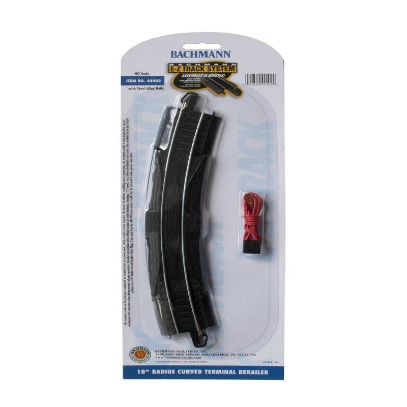 PowerHobby Bachmann BAC44402 HO Scale 18" Radius Curve Terminal ReRailer E-Z Track 1 Pc