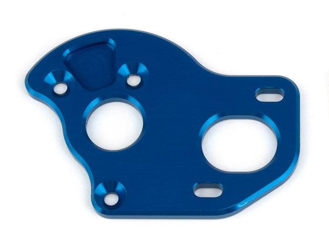 Associated 71145 RC10T6.2 Laydown Motor Plate Blue Aluminum