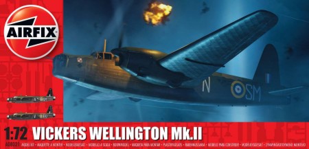 Black Forest® Hobby Supply Co Airfix 8021 1/72 Vickers Wellington Mk II Bomber — Military Aircraft Kits > Airfix