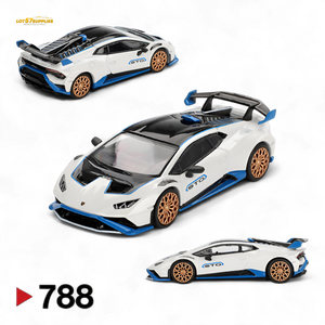 Mini-GT Lamborghini Huracán STO Bianco Asopo #788 1:64