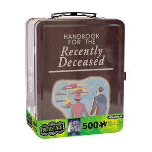 Little Shop of Magic Aquarius Puzzles: Beetlejuice 500 Piece Jigsaw Puzzle & Fun Box Set