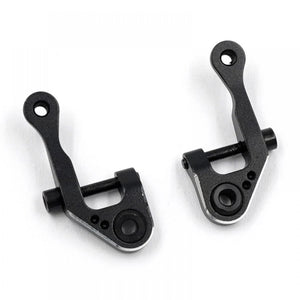 Yeah Racing KY03-006BK Alum 7075 Front Upper Arms 2 Deg Camber for Mini-Z MR03