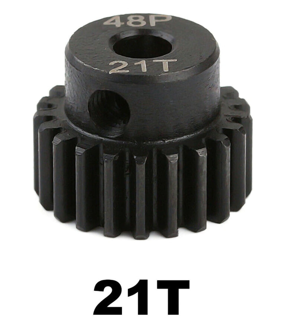 Powerhobby Hardened Steel 48P 5MM 21T Pinion Gear