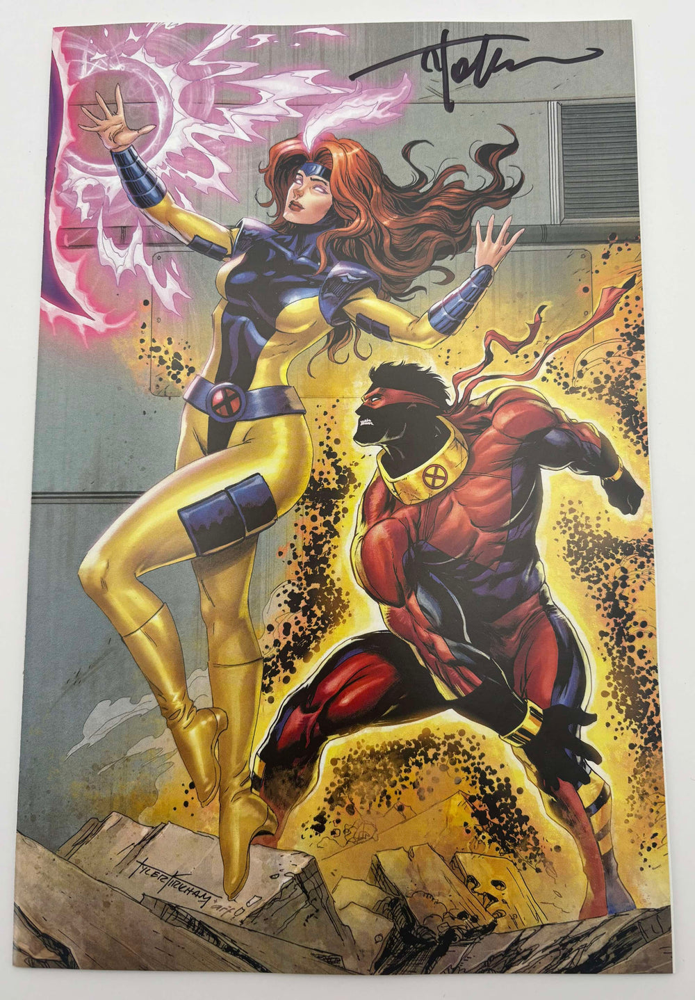 [Signed by Tyler Kirkham] X-Men #9 Unknown Comics Tyler Kirkham Exclusive Virgin Var [IN STOCK]