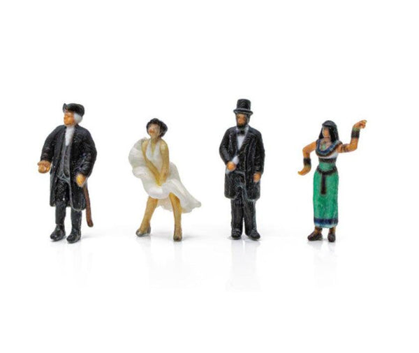 PowerHobby Woodland Scenics A2866 Find Me Figures Historical Figures - HO Scale (4PACK)