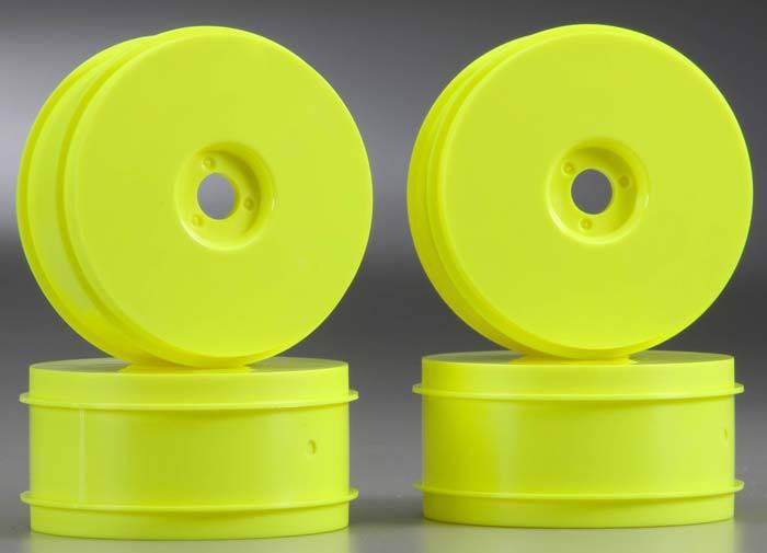 PowerHobby Associated 89297 Wheels 83mm Yellow (4) RC8B RC8.2 RC8