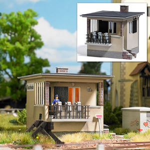 Black Forest® Hobby Supply Co Busch 1461 HO Scale Grade Crossing Guard's Hut -- Kit — HO Scale Structures > Busch