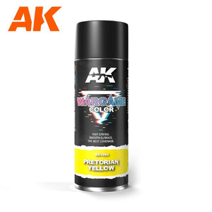 Black Forest® Hobby Supply Co AK Interactive 1055 Wargame Color: Pretorian Yellow Paint 400ml Spray — Paints, Tools,