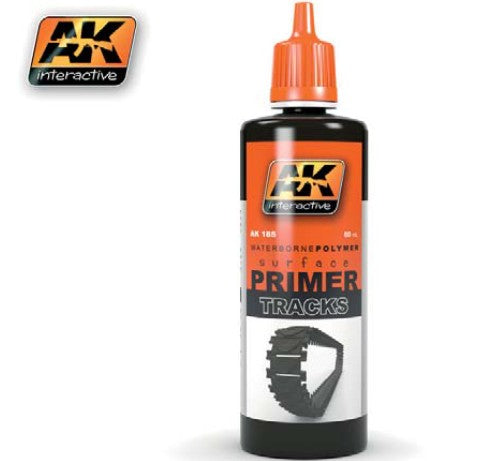 Black Forest® Hobby Supply Co AK Interactive 185 Tracks Acrylic Primer 60ml Bottle — Glues, Paints, Tools > AK Interactive