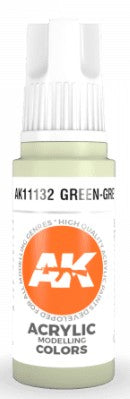 Black Forest® Hobby Supply Co AK Interactive 11132 Green Grey 3G Acrylic Paint 17ml Bottle — Glues, Paints, Tools > AK