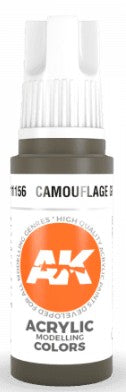Black Forest® Hobby Supply Co AK Interactive 11156 Camouflage Green 3G Acrylic Paint 17ml Bottle — Glues, Paints, Tools > AK