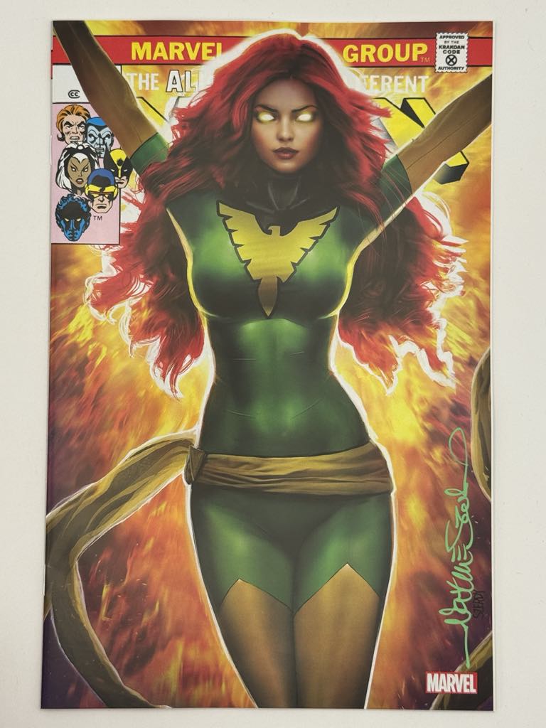 [Signed by Nathan Szerdy] X-MEN #101 FACSIMILE EDITION UNKNOWN COMICS NATHAN SZERDY EXCLUSIVE GREEN VAR [IN STOCK]