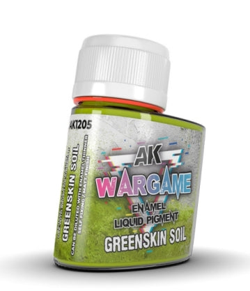 Black Forest® Hobby Supply Co AK Interactive 1205 Wargame: Greenskin Soil Liquid Pigment Enamel 35ml Bottle — Paints, Tools,