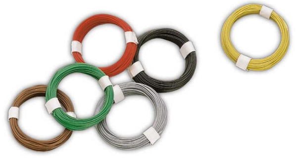 Black Forest® Hobby Supply Co Busch 5792 A Scale Micro Wire/Cable -- Green, .25mm Diameter (ONE ROLL ONLY) — All Scale Parts