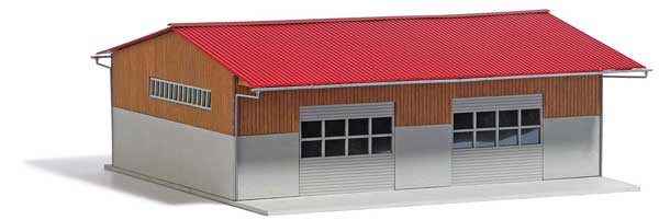 Black Forest® Hobby Supply Co Busch 1901 HO Scale Crop and Machinery Storage Shed -- Laser-Cut Kit — HO Scale Structures >
