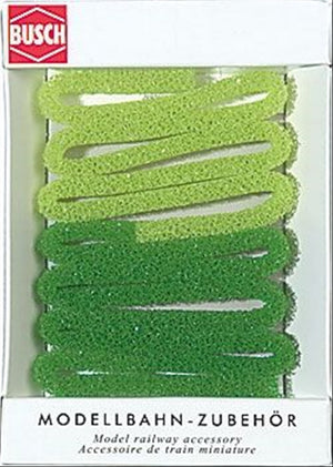 Busch 7150 HO/N/TT/Z Scale Green Hedge, 1 m Long