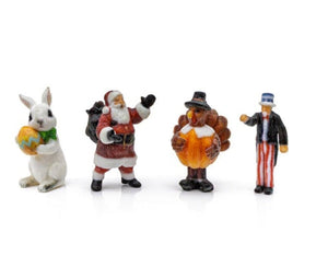 Woodland Scenics A2868 Find Me Figures Holiday Figures - HO Scale (4PK)