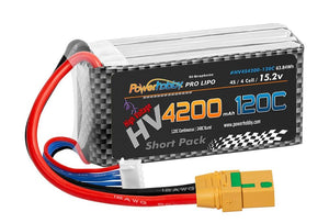 Powerhobby 4S 15.2V 4200mah 120C GRAPHENE + HV Lipo Battery w XT90 Plug