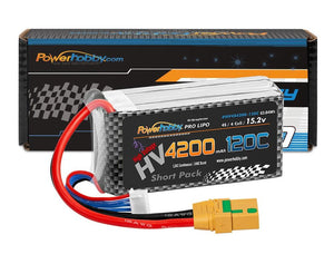 Powerhobby 4S 15.2V 4200mah 120C GRAPHENE + HV Lipo Battery w XT90 Plug