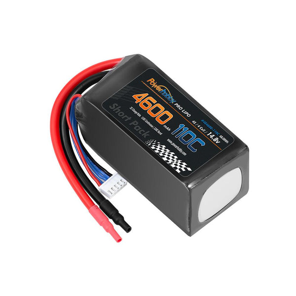 Powerhobby 4S 14.8V 4600mah 110C-220C Short Drag Racing Lipo Battery