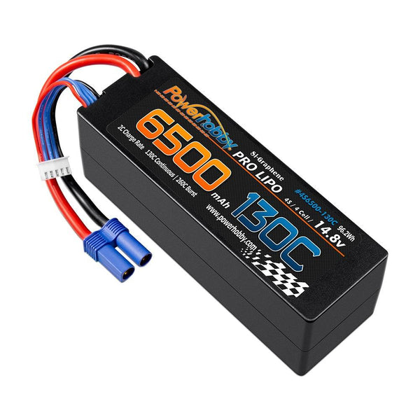 Powerhobby 4S 14.8V 6500mah 130c GRAPHENE Lipo Battery w EC5 Plug
