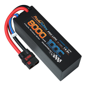 Powerhobby 4s 14.8V 8000MAH 100C Lipo Battery w QS8 Plug Hard Case 8AWG