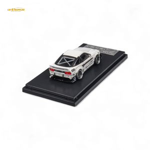 MicroTurbo Custom 180SX - Pandem Rocket Bunny White 1:64