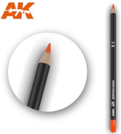 Black Forest® Hobby Supply Co AK Interactive 10015 Weathering Pencils: Vivid Orange (5/Bx) — Glues, Paints, Tools > AK