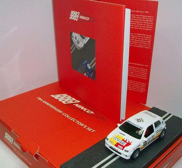Ninco 50325 Renault Clio 10th Anniversary Collector with Book Slot