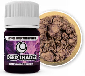 Black Forest® Hobby Supply Co AK Interactive 13005 Deep Shades for Wargamers: Invocation Purple Acrylic 30ml B — Paints,