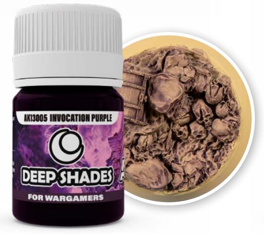 Black Forest® Hobby Supply Co AK Interactive 13005 Deep Shades for Wargamers: Invocation Purple Acrylic 30ml B — Paints,