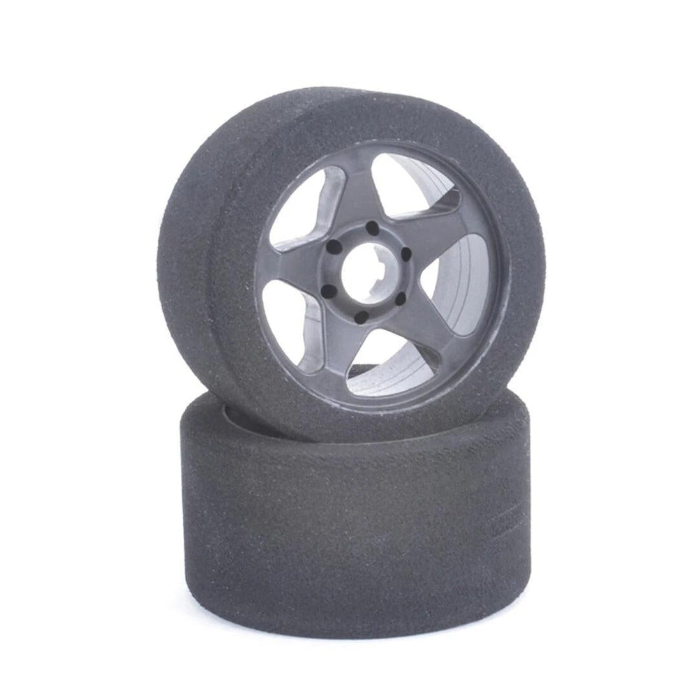 PowerHobby Contact RC J83506 1/8 Foam Front Tires 35Shore w/ 5 Spoke Rim Black (2)