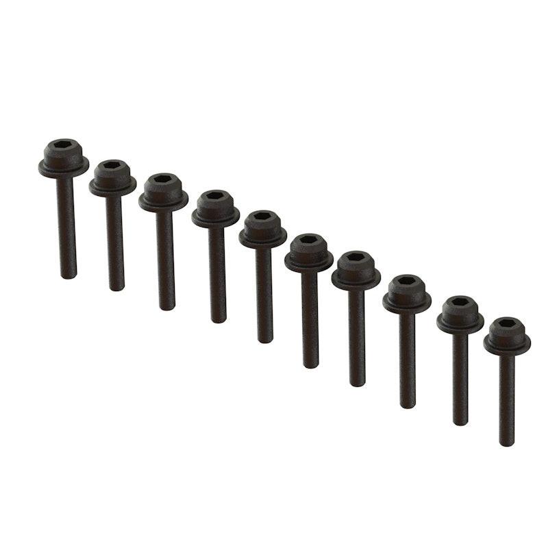 PowerHobby ARRMA ARA702014 Flanged Cap Head Screw M2x12mm 10pcs