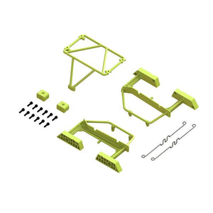 PowerHobby Arrma ARA320819 Desert Truck Body Roll Cage Set Yellow For Mojave GROM